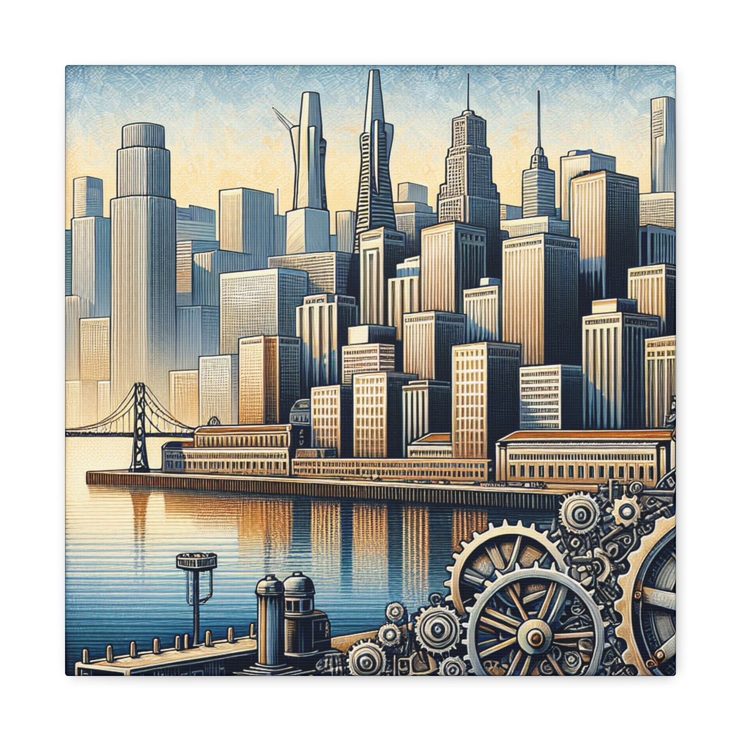 Cityscape Serenade - Canvas