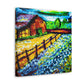 Farmhouse Expressionism Dream - Canvas