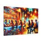 Rustic Saloon Serenade - Canvas