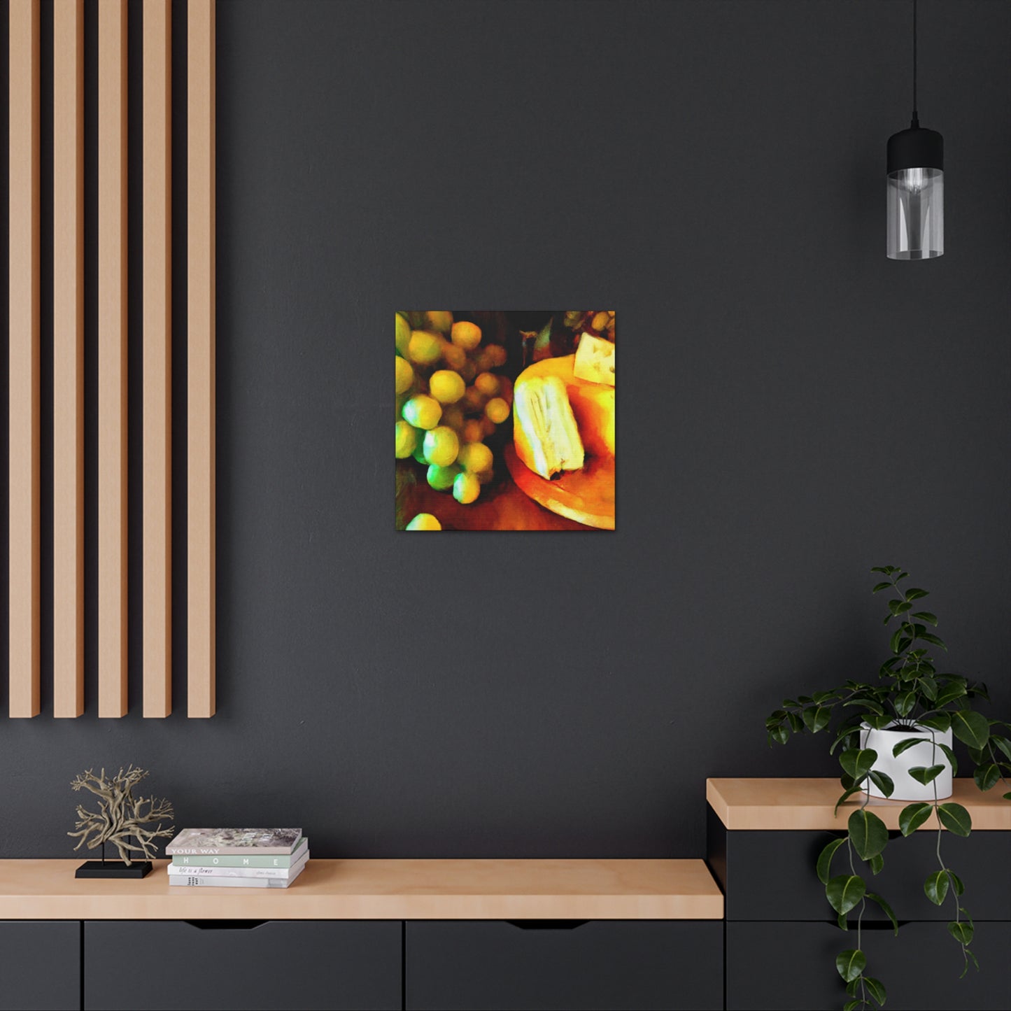 Cheese and Grapes Abound - Canvas