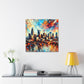 "Metropolitan Vibrance Charlotte Nights" - Canvas