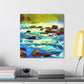 "River Reflections Impressionism" - Canvas