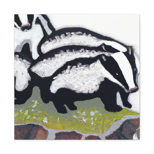 Badger's Abstract Emotion - Canvas