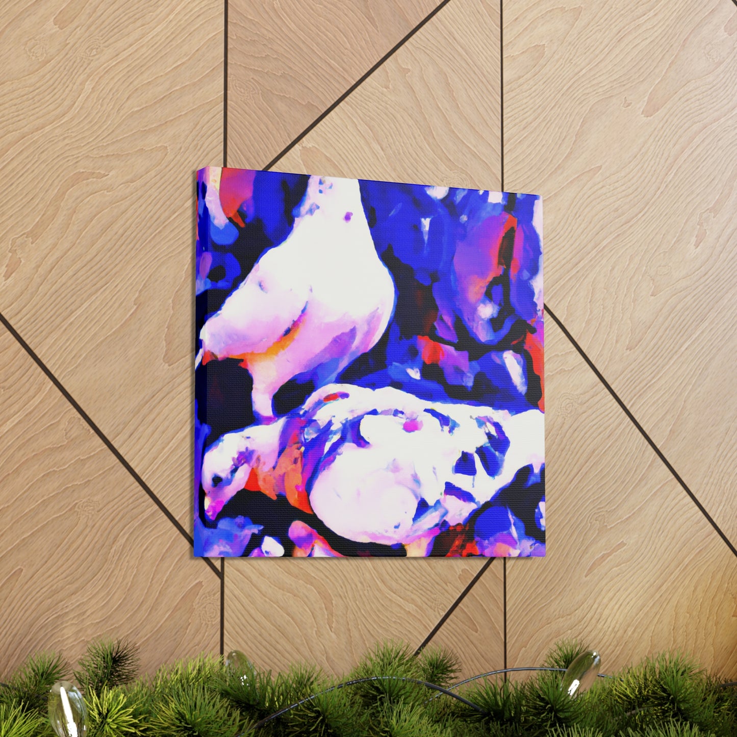 Pigeon in Abstraction - Canvas