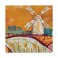 Windmill In Motion - Canvas