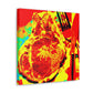 Steak Sizzles Pop Art - Canvas