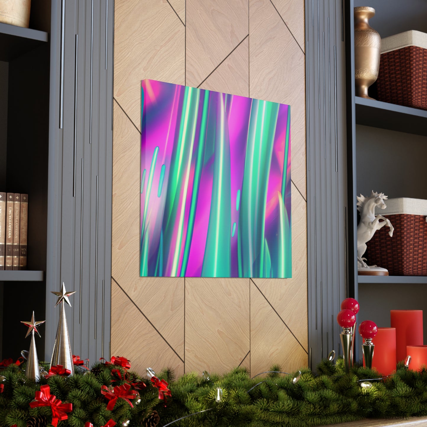 "Digital Illuminated Reflection" - Canvas