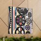 "Film Reels in Deco" - Canvas