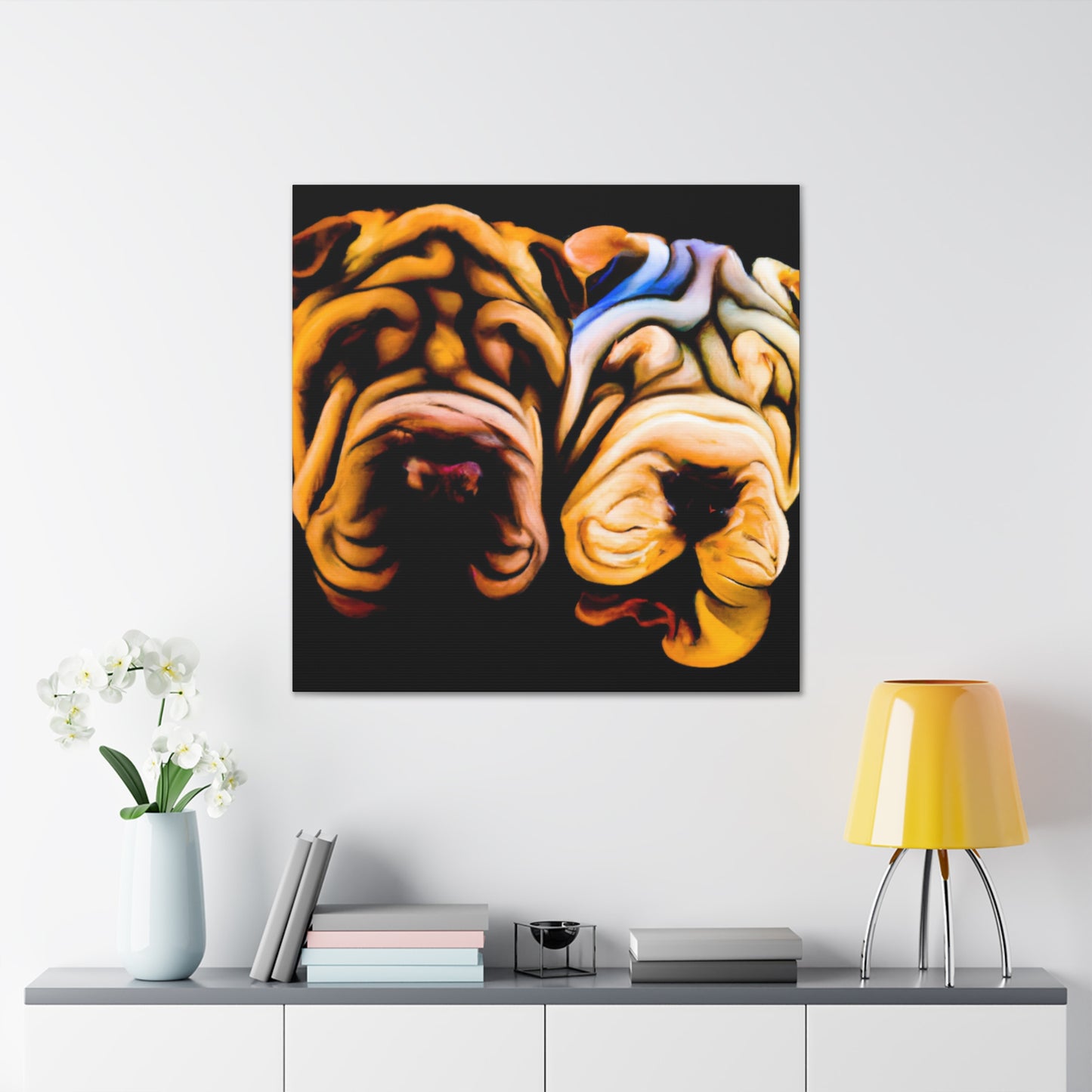 Shar Pei Serenade - Canvas