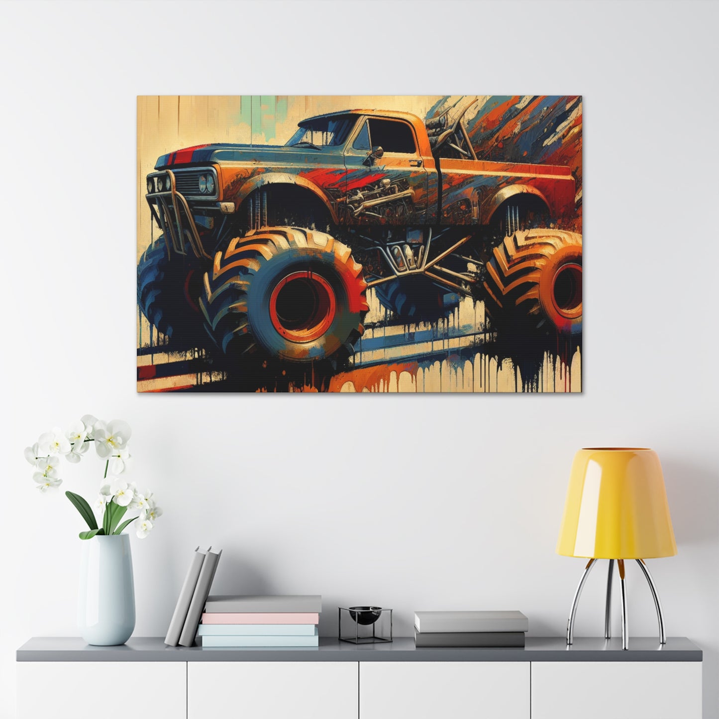 "Glorious Tire Triumph" - Canvas