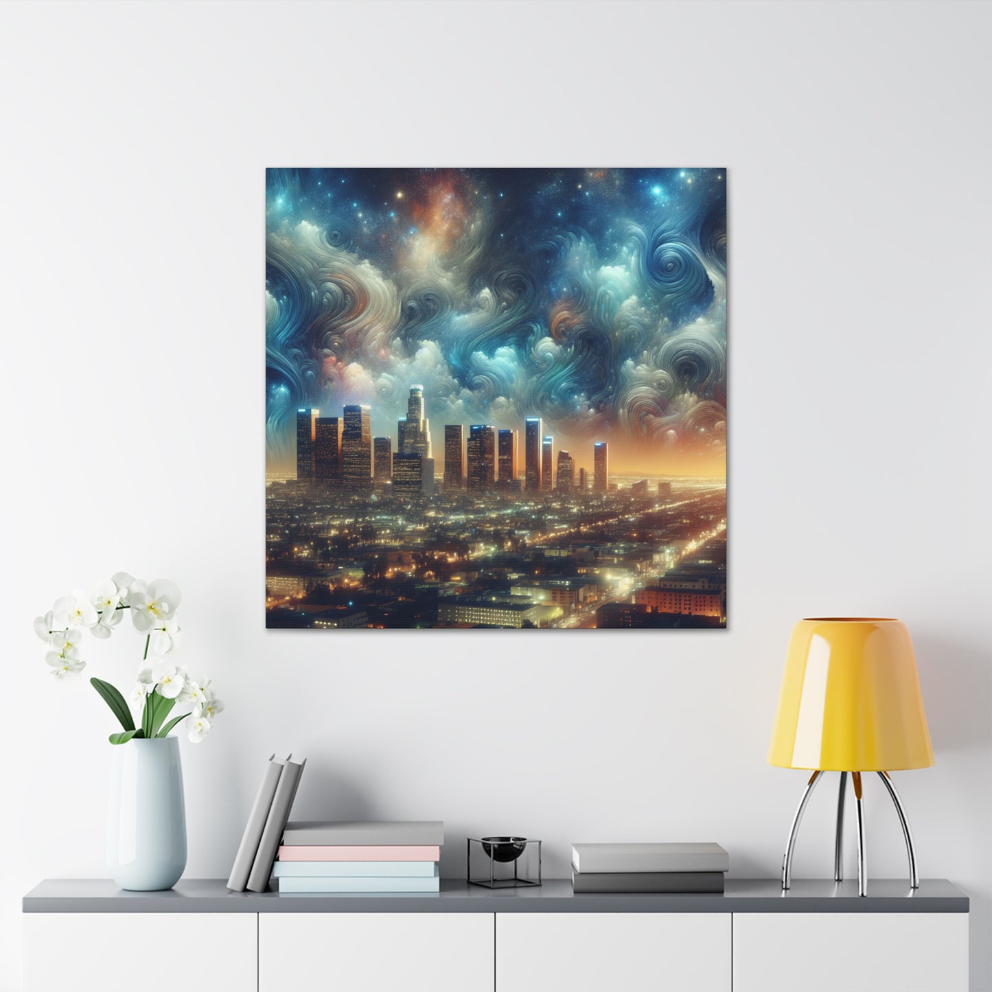 "Luminous City Dreams" - Canvas