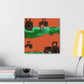 Tractor's Tranquil Harvest - Canvas