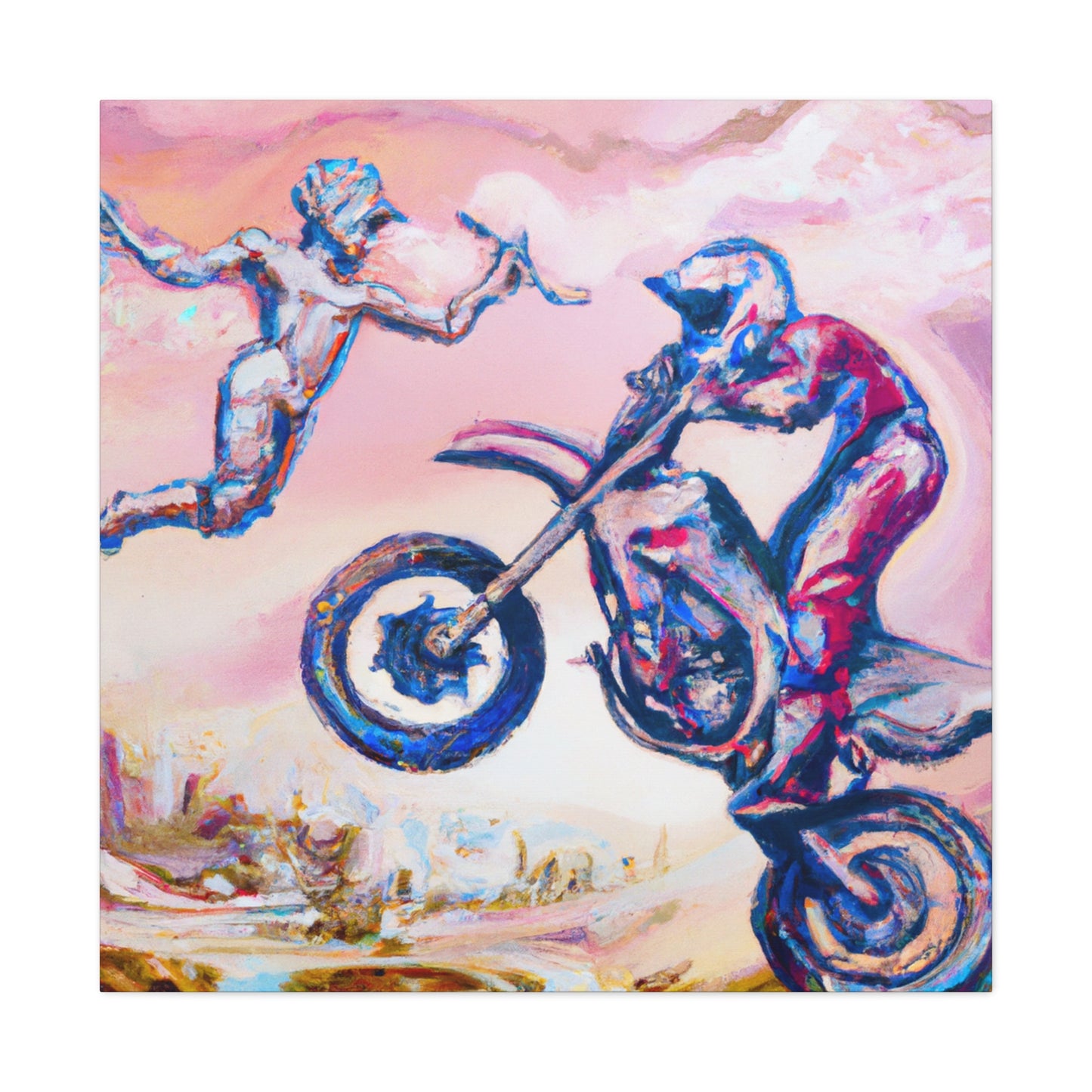 Moto Cross Majesty. - Canvas