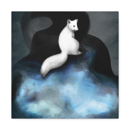 Arctic Fox Surrealism - Canvas