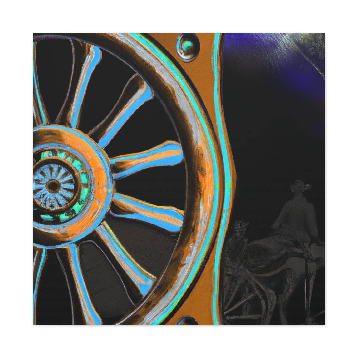 Wheels of Splendor - Canvas