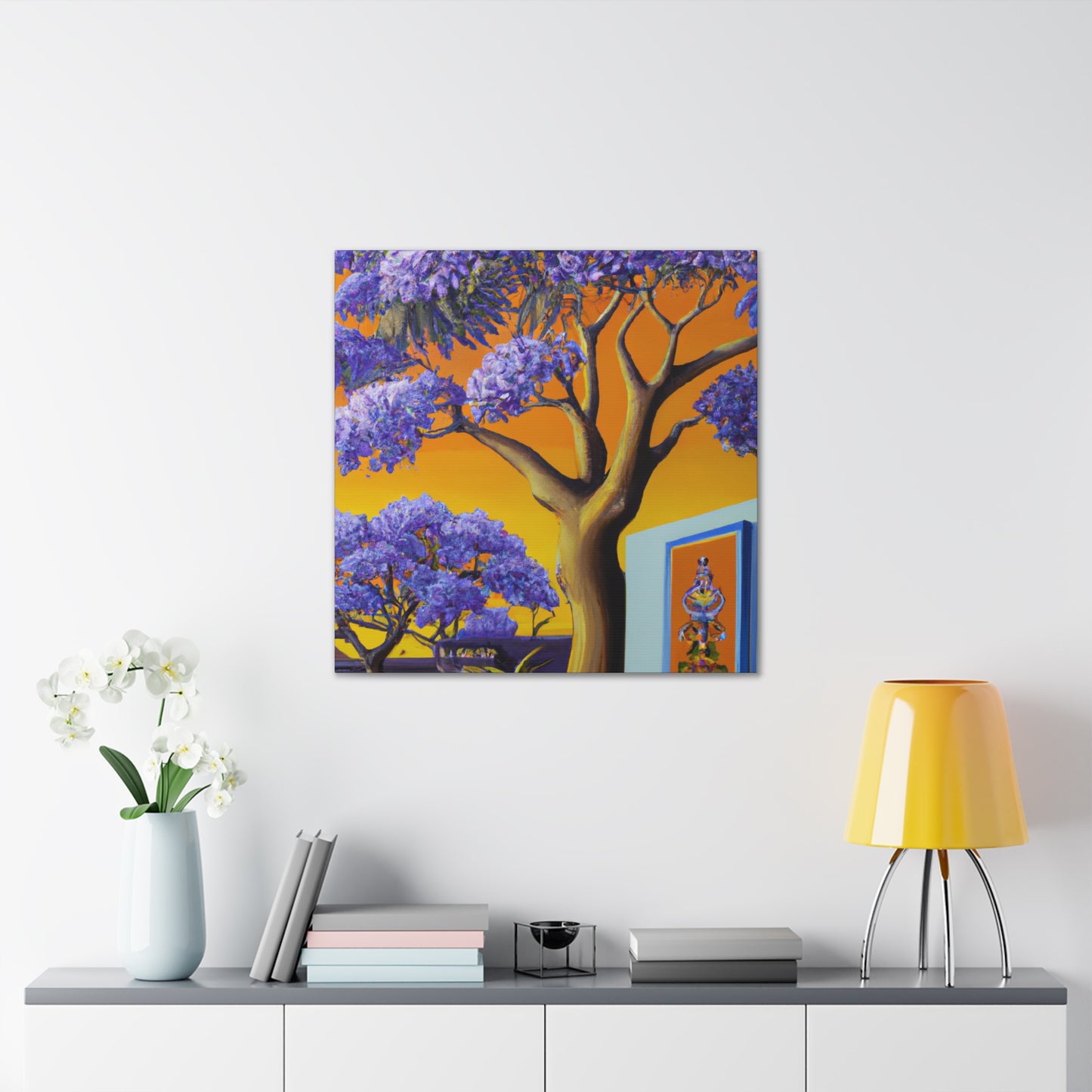 "Purple Jacaranda Bloom" - Canvas