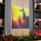 Pensive Llama Dreamscape - Canvas