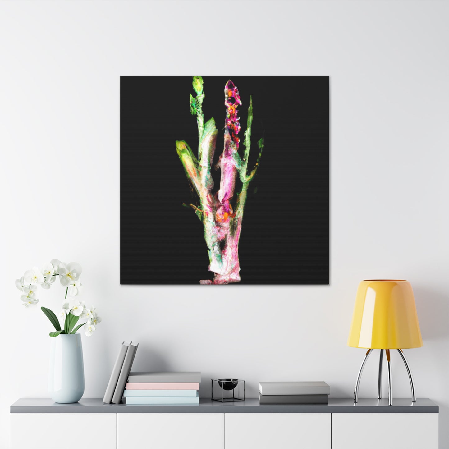 "Asparagus in Baroque". - Canvas