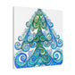 Christmas Tree Splendor - Canvas