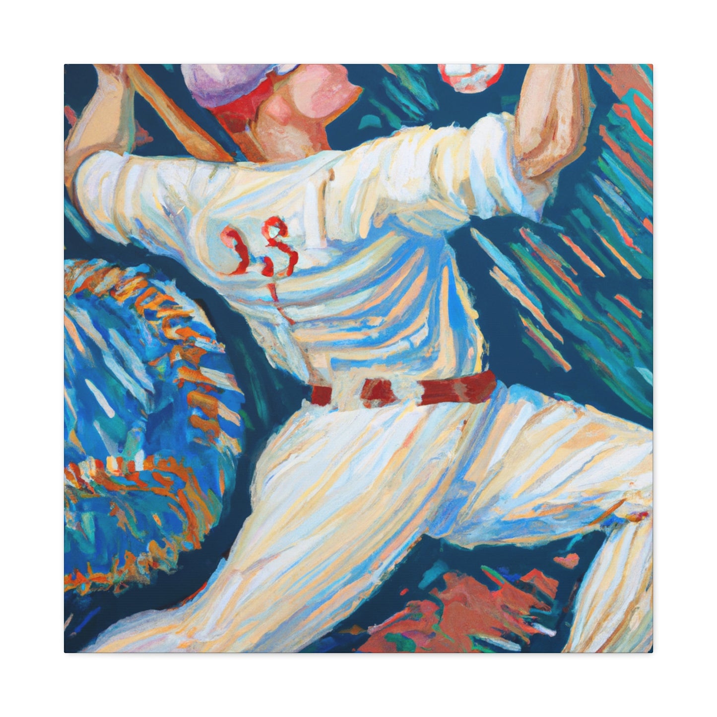 "Baseball Glory Unleashed" - Canvas