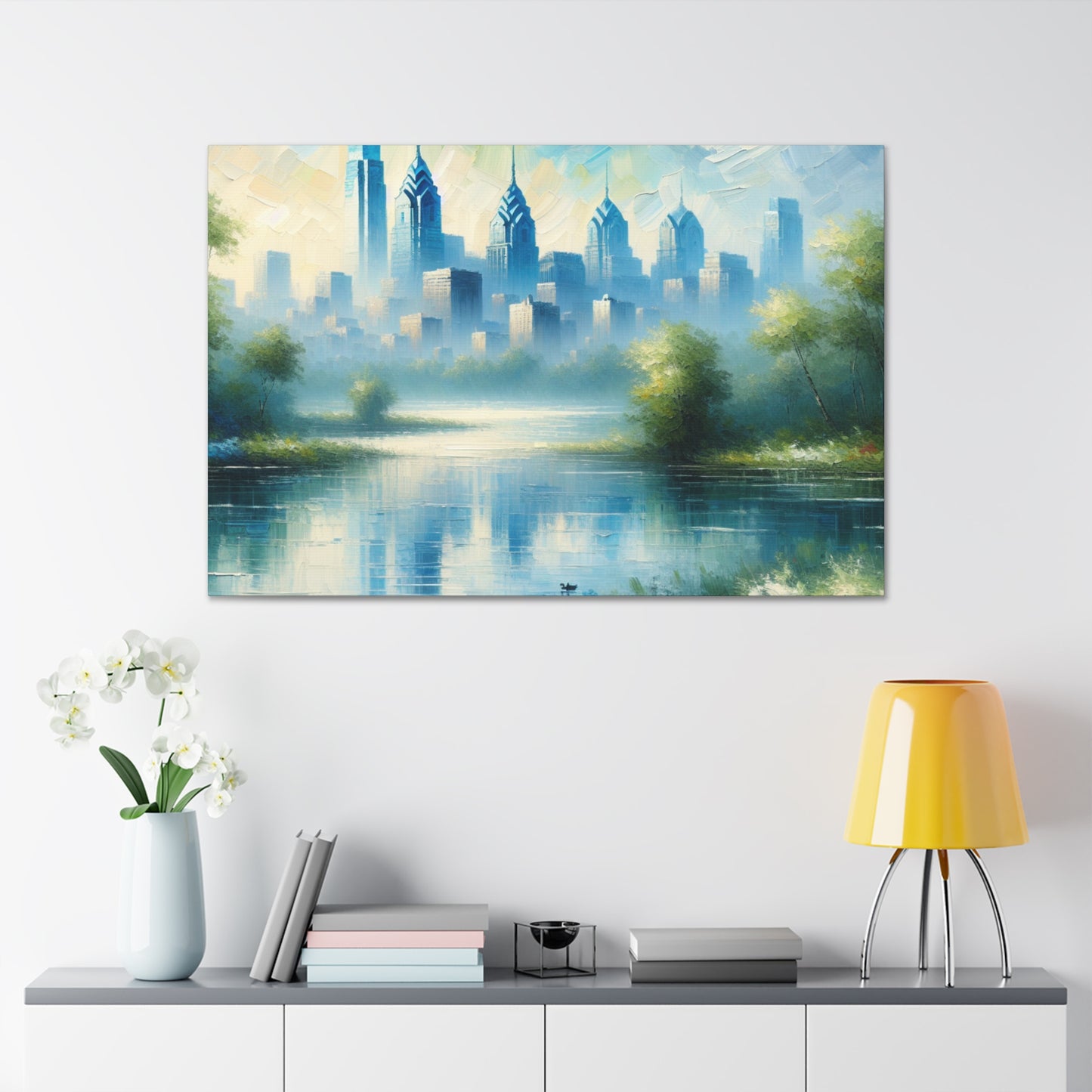 Urban Bliss in Motion - Canvas