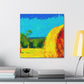 "Hay Field Impressionism" - Canvas