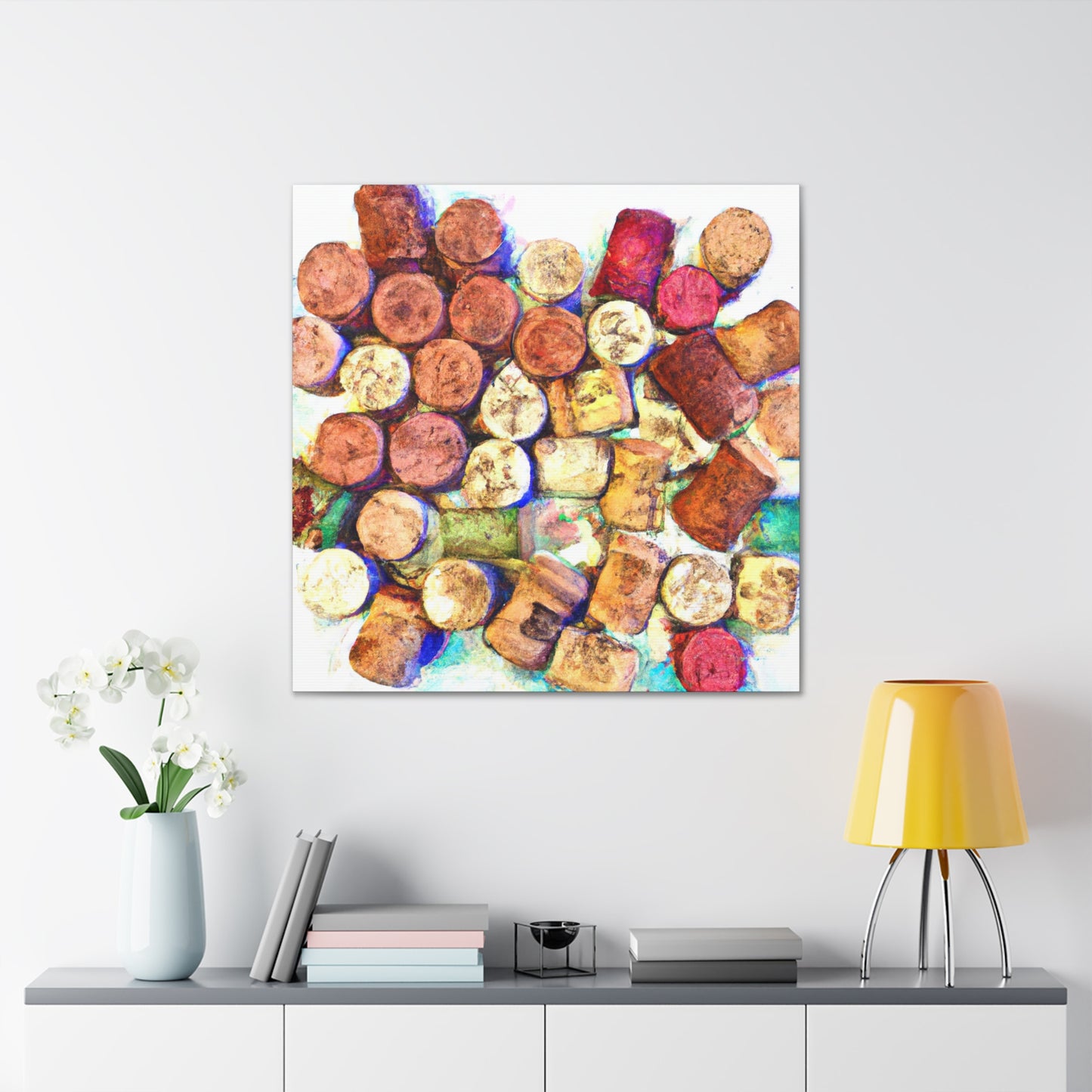 "Wine Corks Reimagined" - Canvas