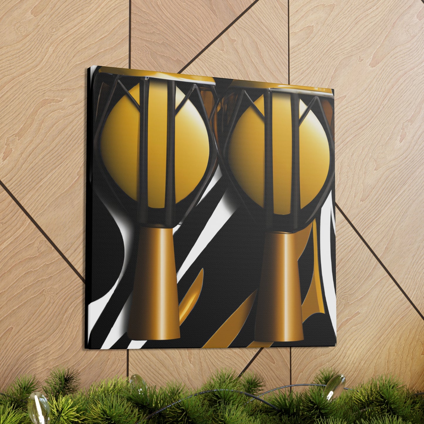 "Dancing Bongo Lights" - Canvas