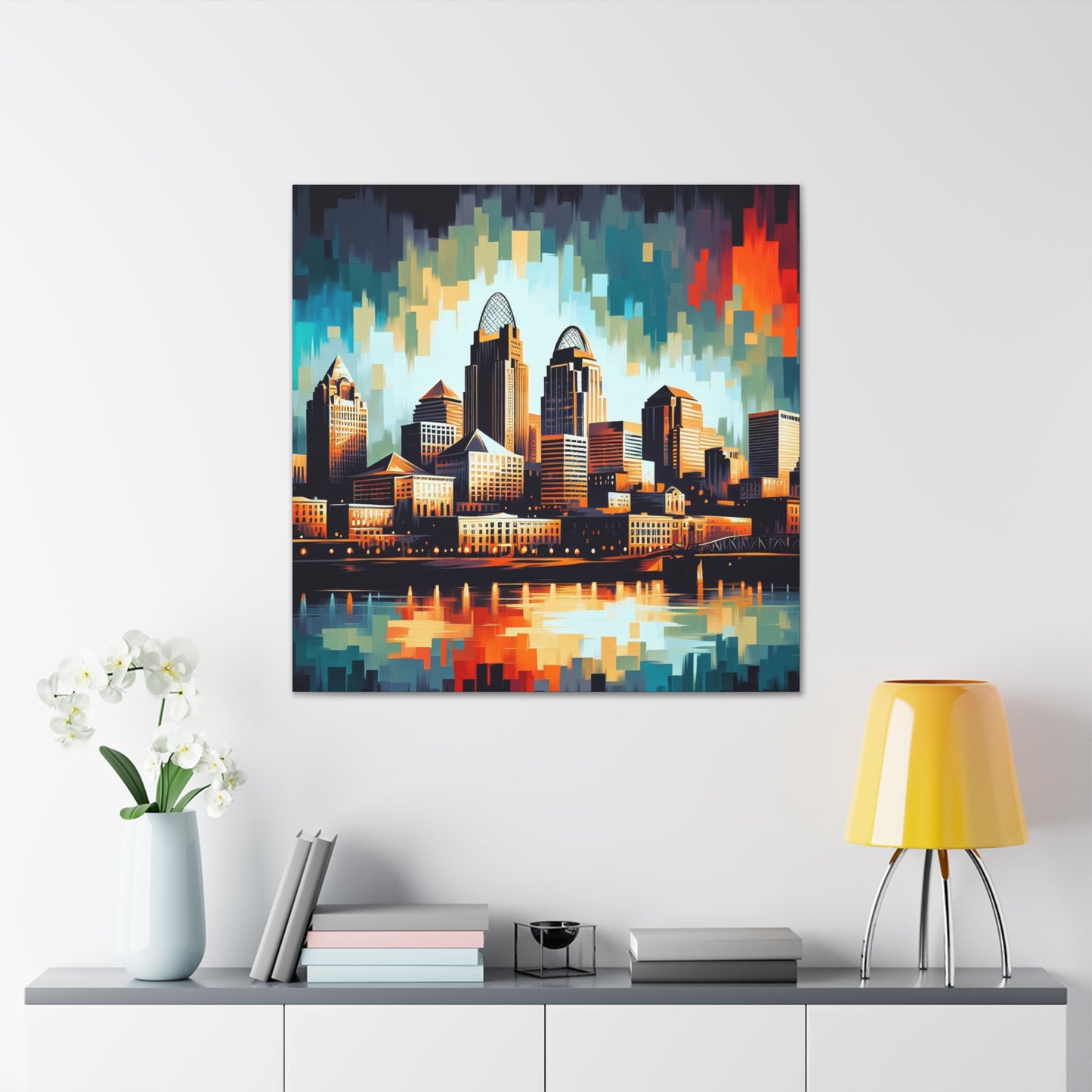 Urban Symphony: Cincinnati Rhapsody - Canvas