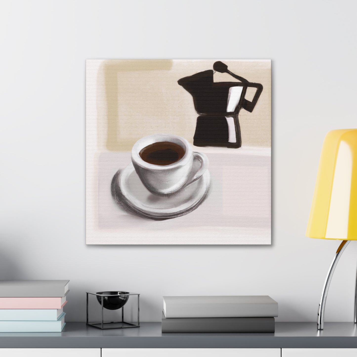 "Coffee Morning Revelations" - Canvas