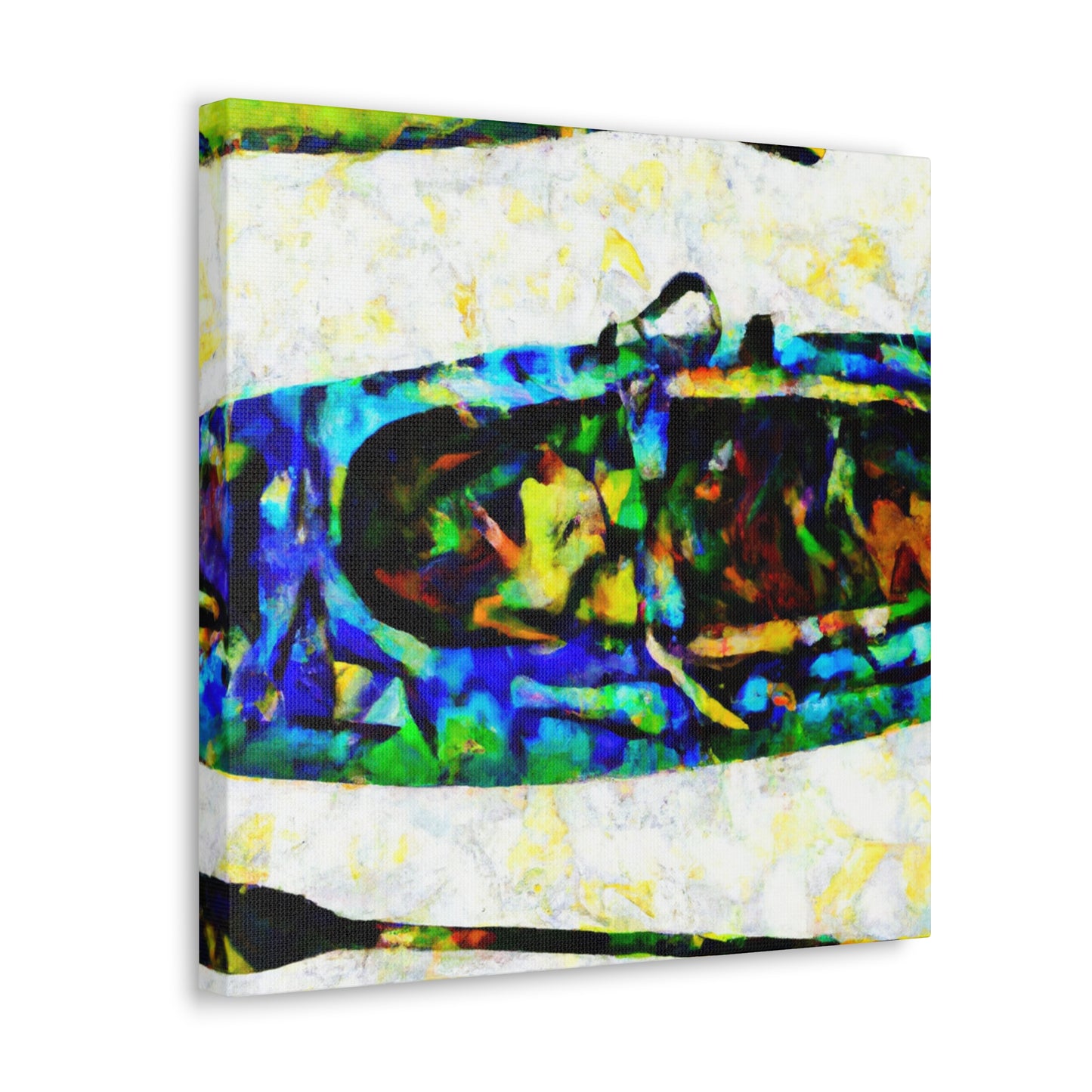 Kayak in Abstraction - Canvas