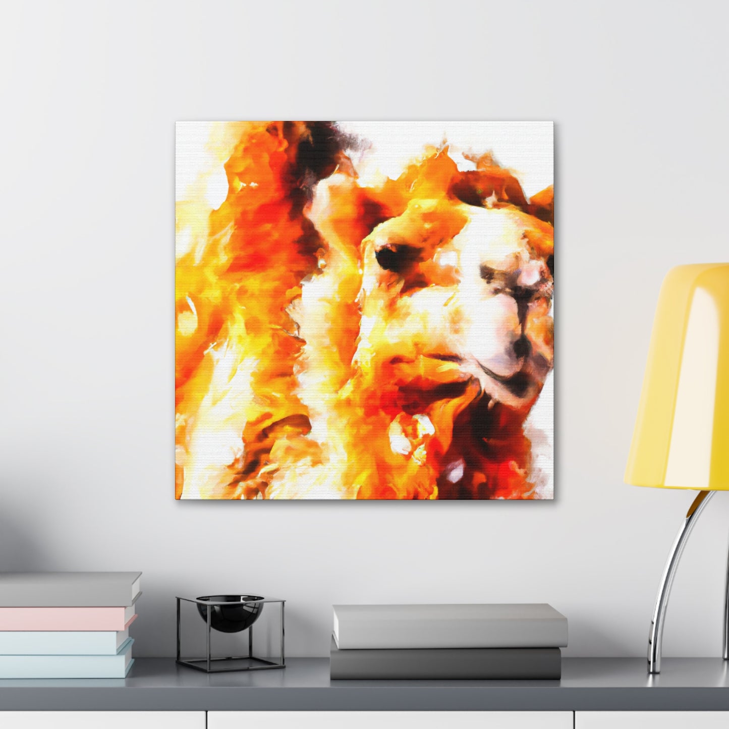 "Majestical Bactrian Camel" - Canvas