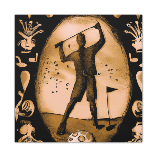 Golfing in the Rococo - Canvas