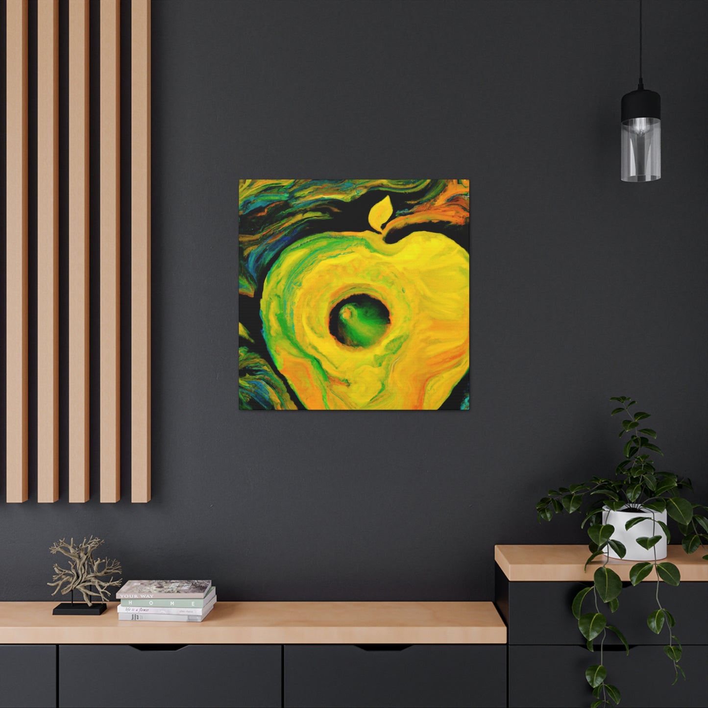 "Lemon Landscape Lushness" - Canvas