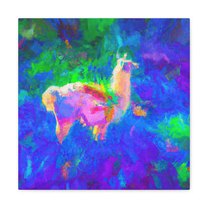 Llama in Impressionism - Canvas