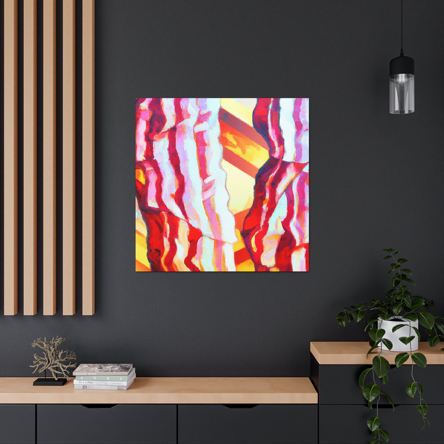 "Bacon of the Hearth" - Canvas