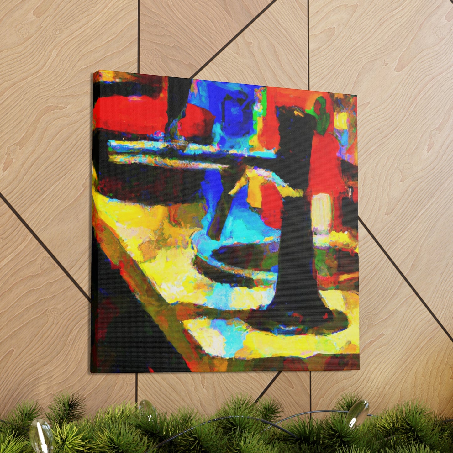 "Bar Tap Expressionism" - Canvas