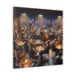 Euphonic Nightscape Reverie - Canvas