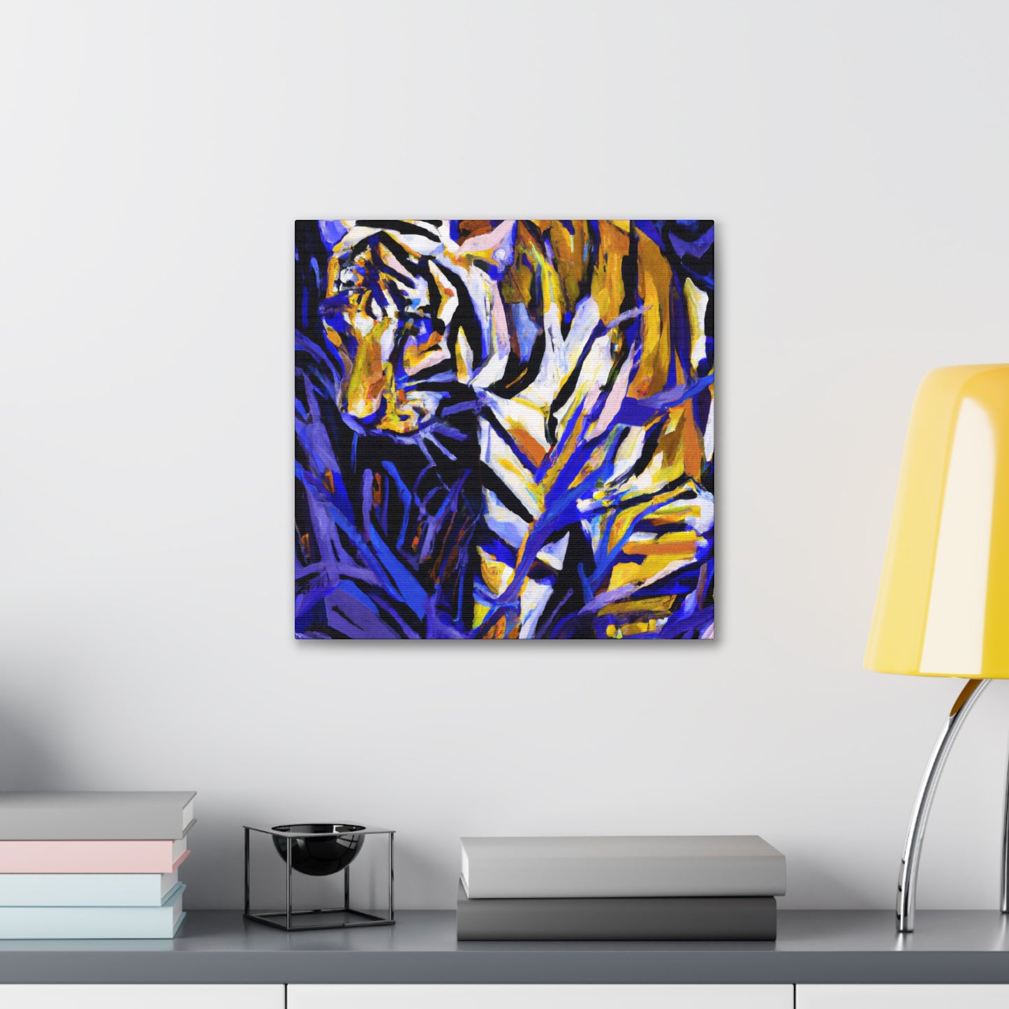 Tiger Unleashed in Art - Canvas