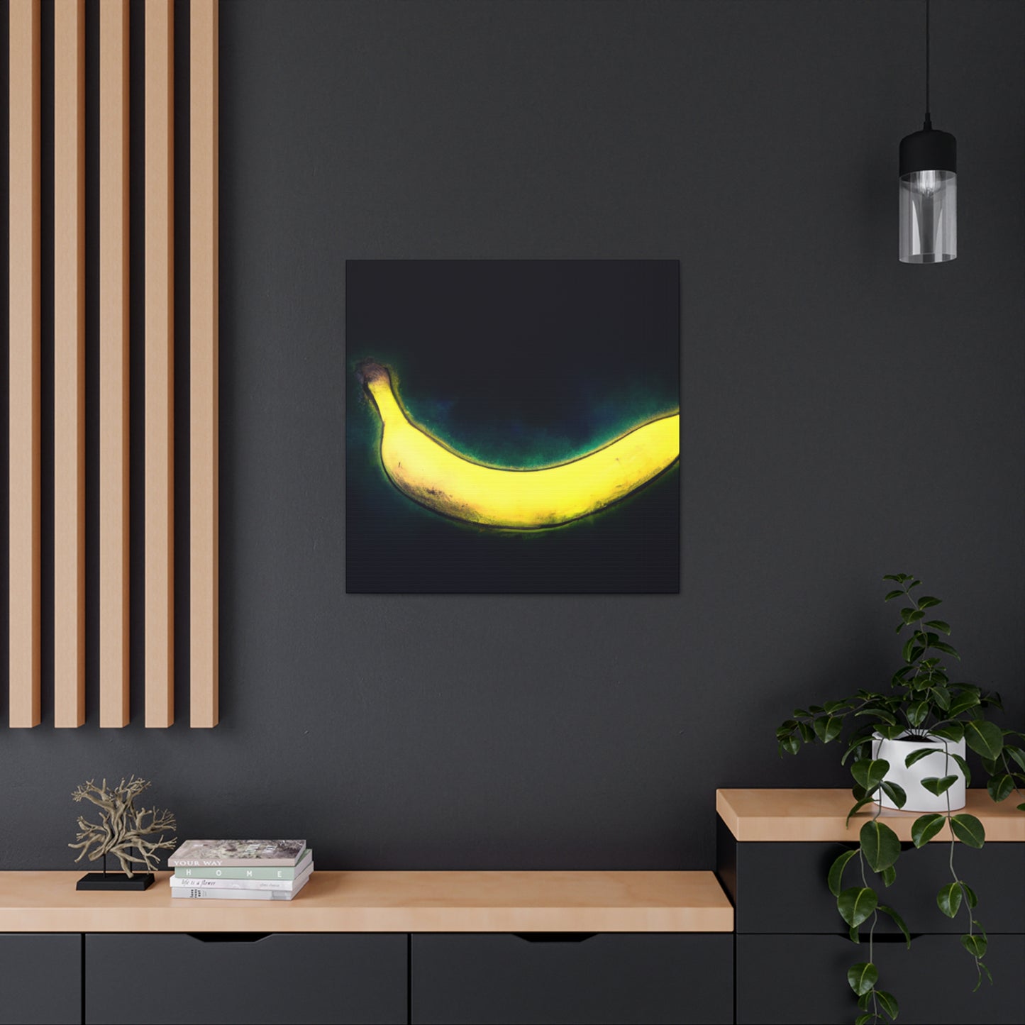 "Bananas in Monochrome" - Canvas