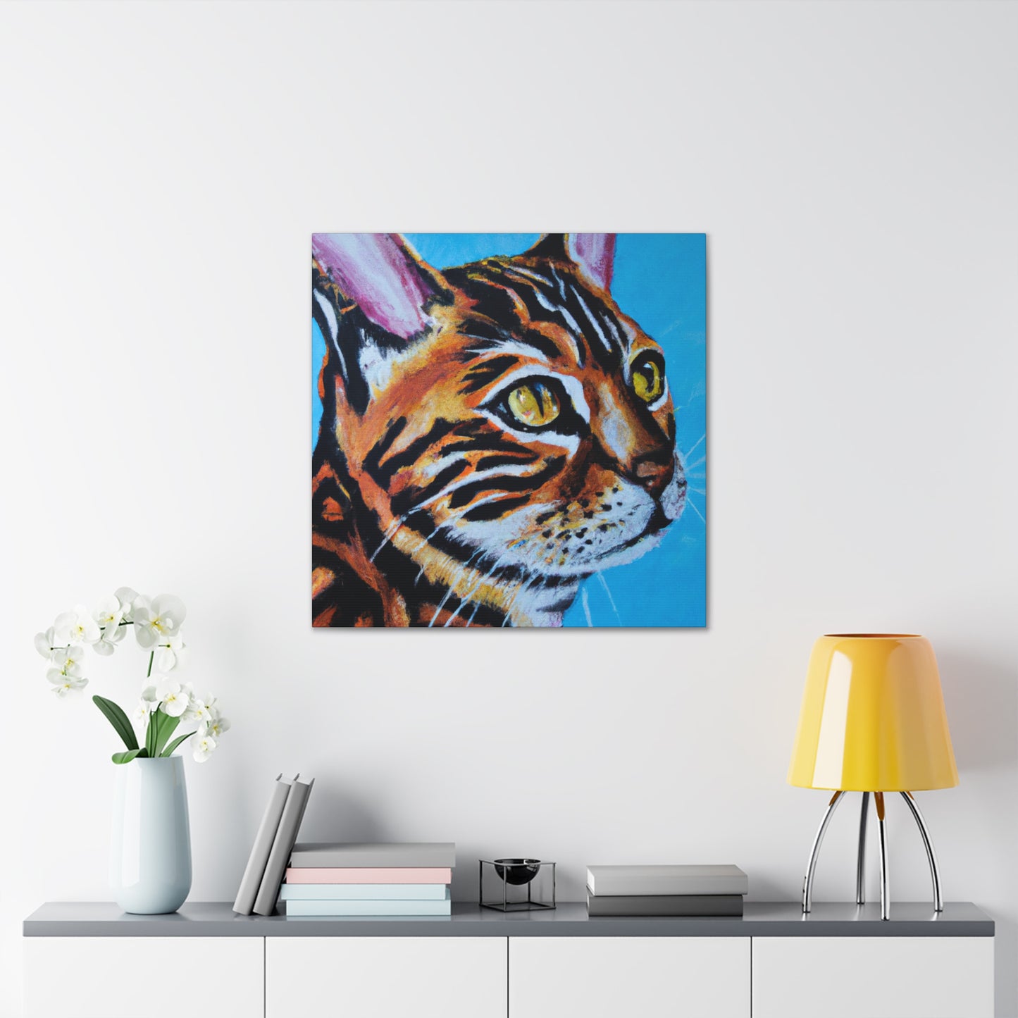 Bengal in Hyperrealism - Canvas