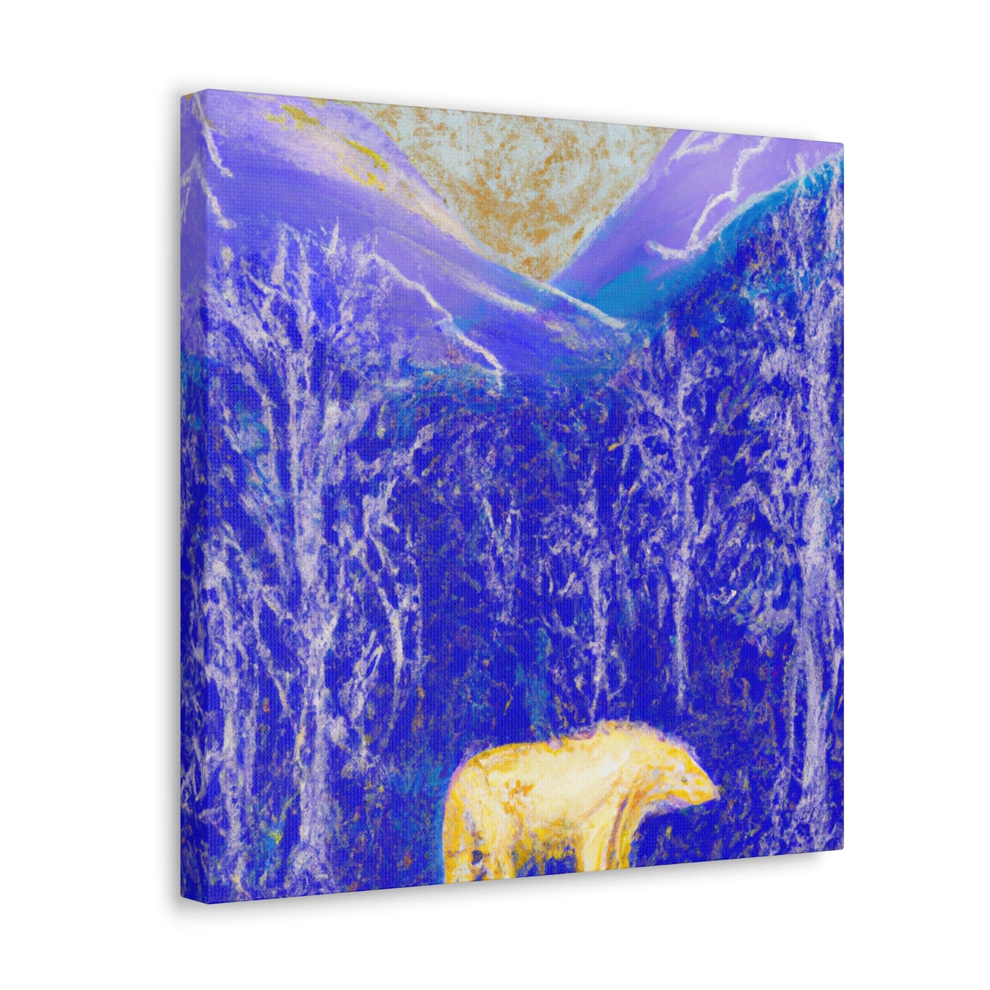 Bear in Impressionism - Canvas