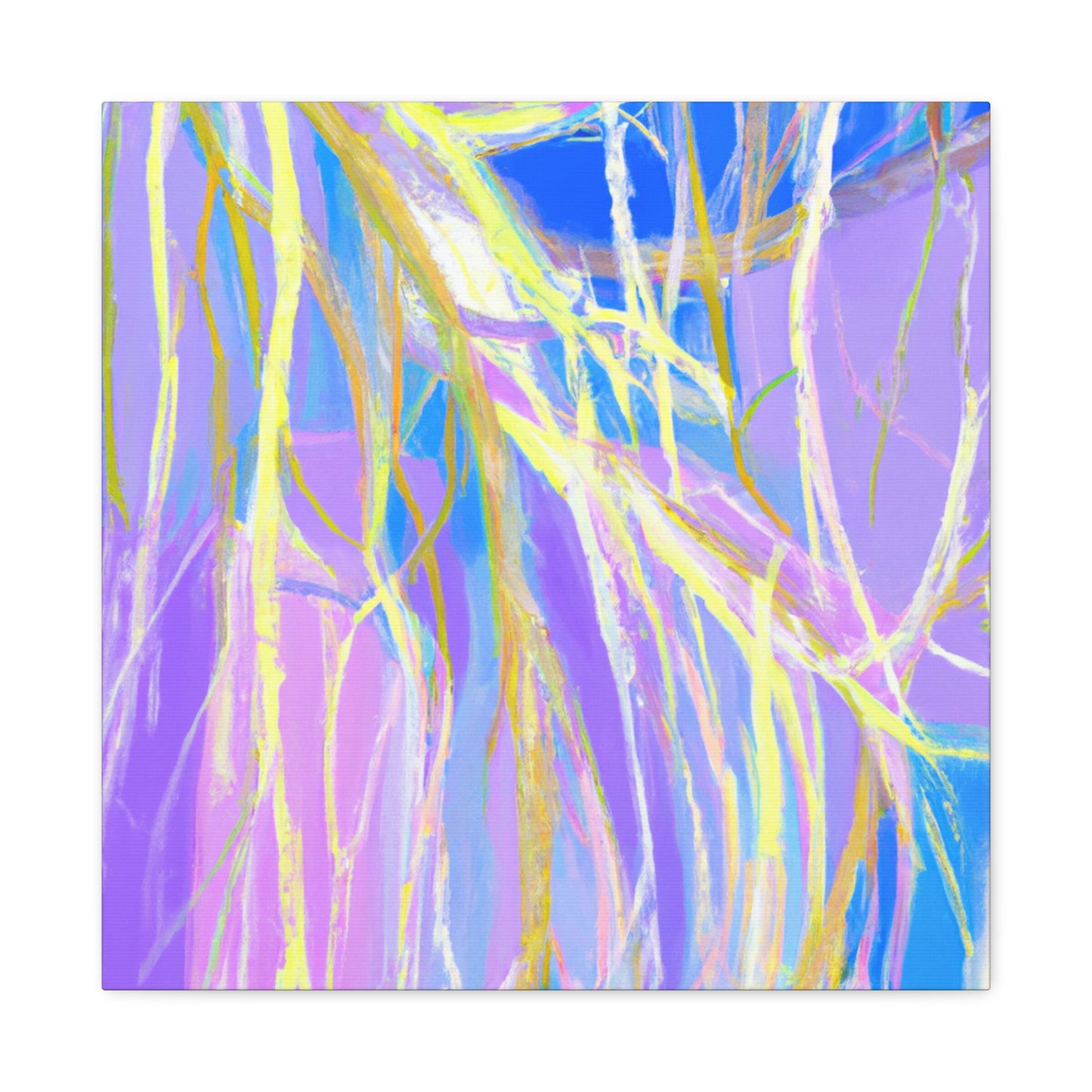 Willow Tree Reflection. - Canvas