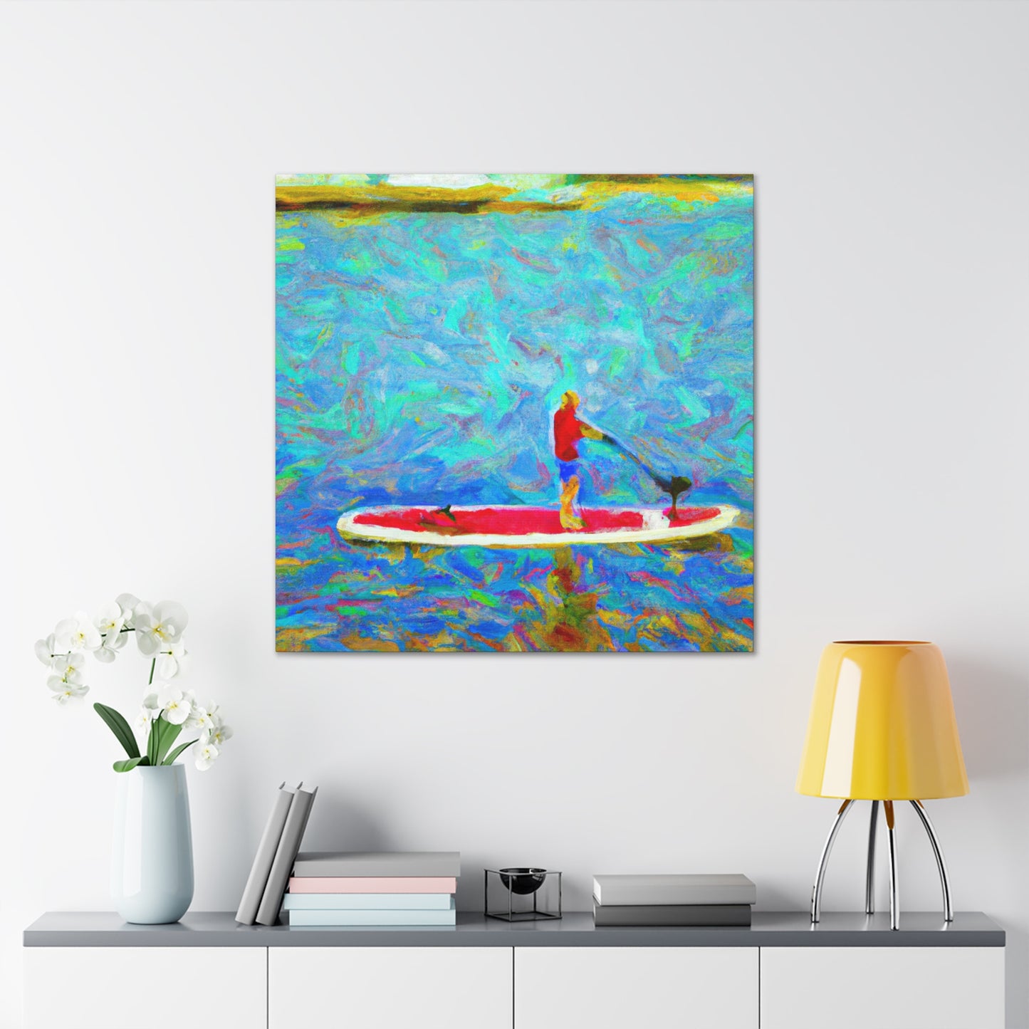 "Calm on the Paddle" - Canvas