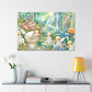 Enchanted Flora Dreams - Canvas