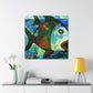 Fish in an Ocean - Canvas