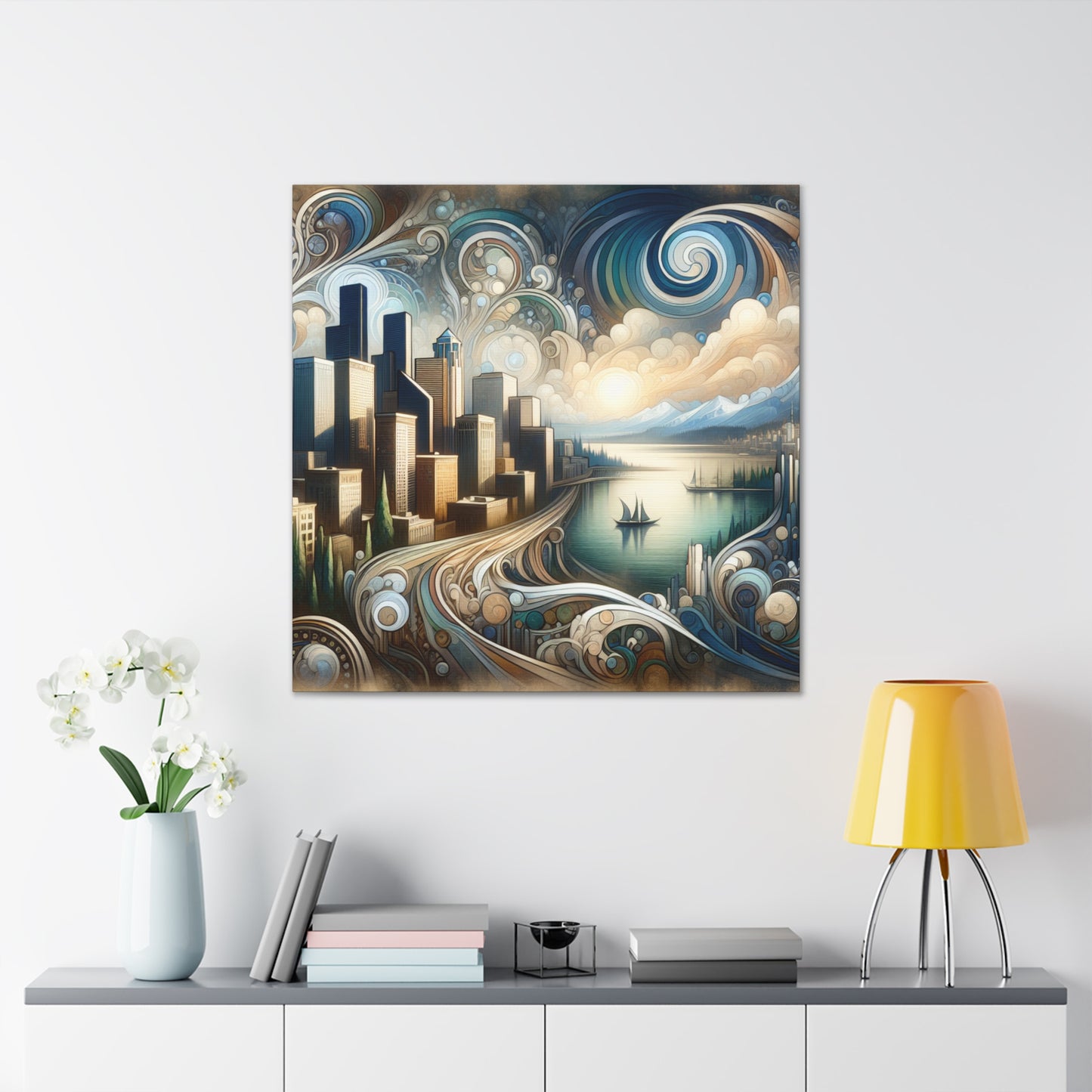 Emerald City Elegance - Canvas