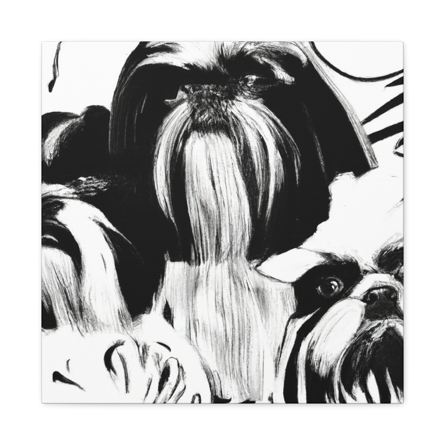 Dreaming Shih Tzu Puppy - Canvas