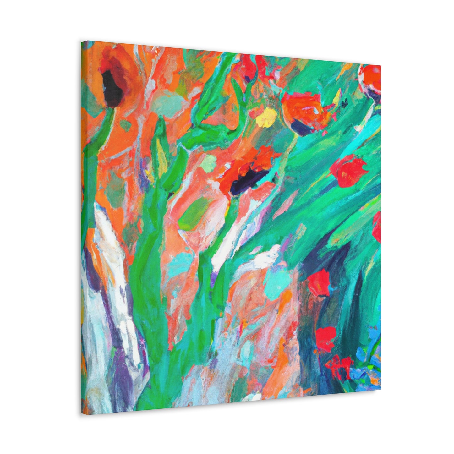 Poppy Dreamscape Painting - Canvas