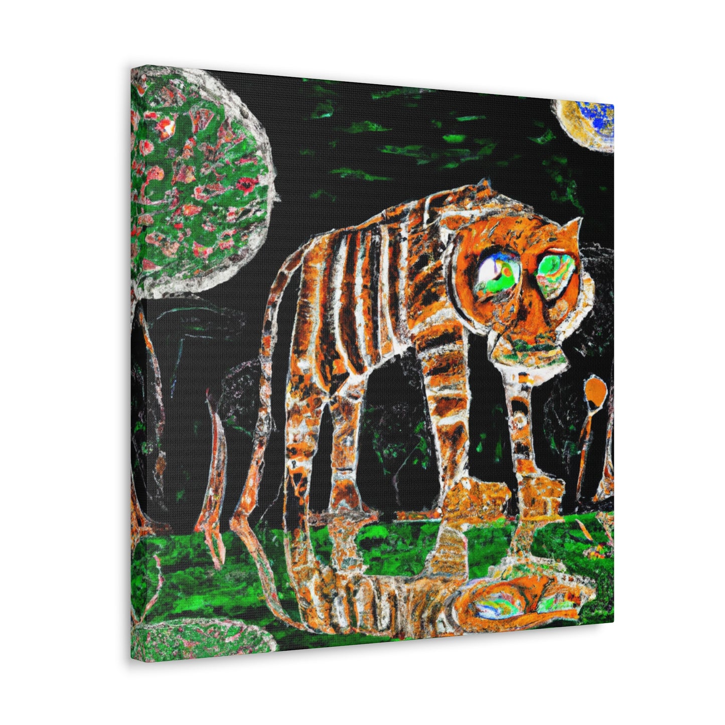 "Tiger on a Star" - Canvas